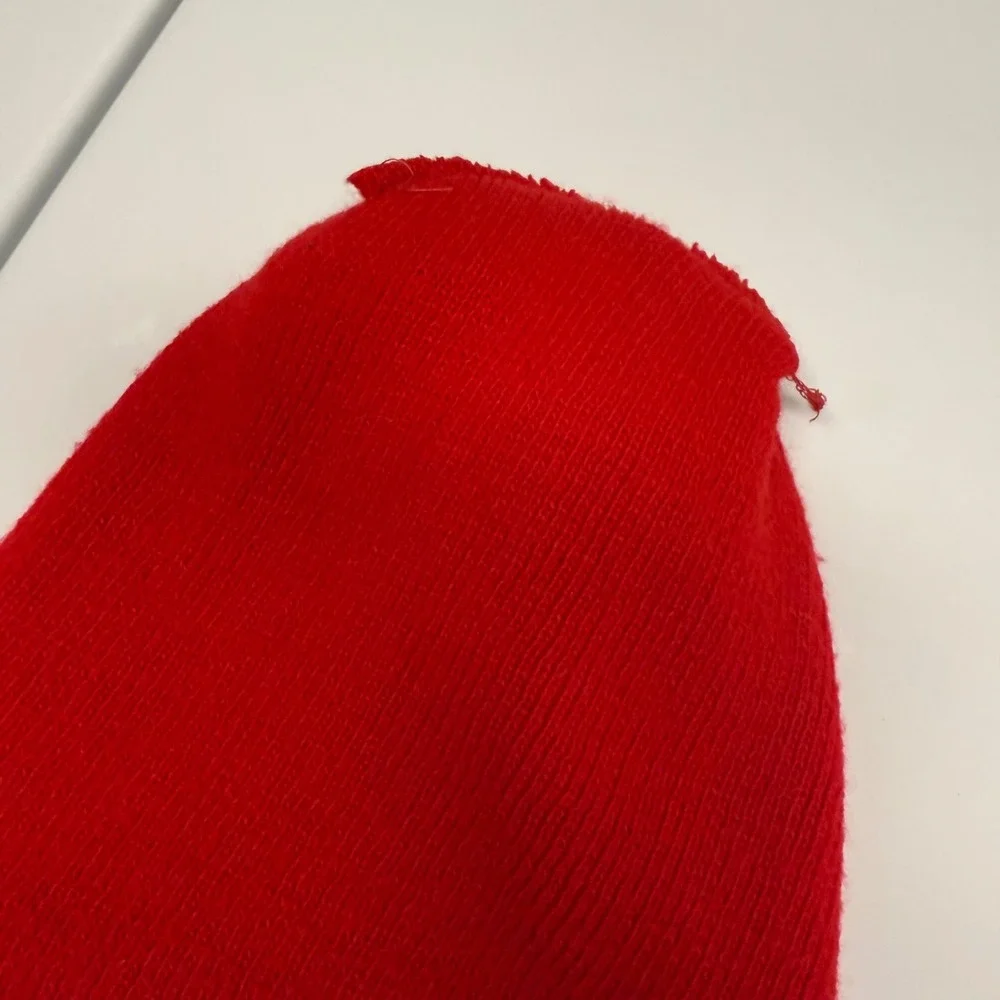 Chicago Bulls 90's NBA Knit Beanie Hat Red Embroidered Logo‎ Cuffed Winter Cap